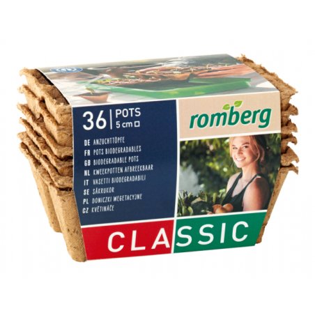 Blumentopf NATUR 5x5cm 36er Set