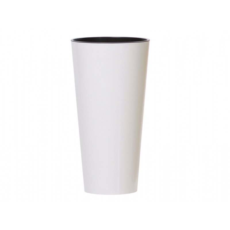 Pot Cover TUBUS SLIM matt white d30x57cm