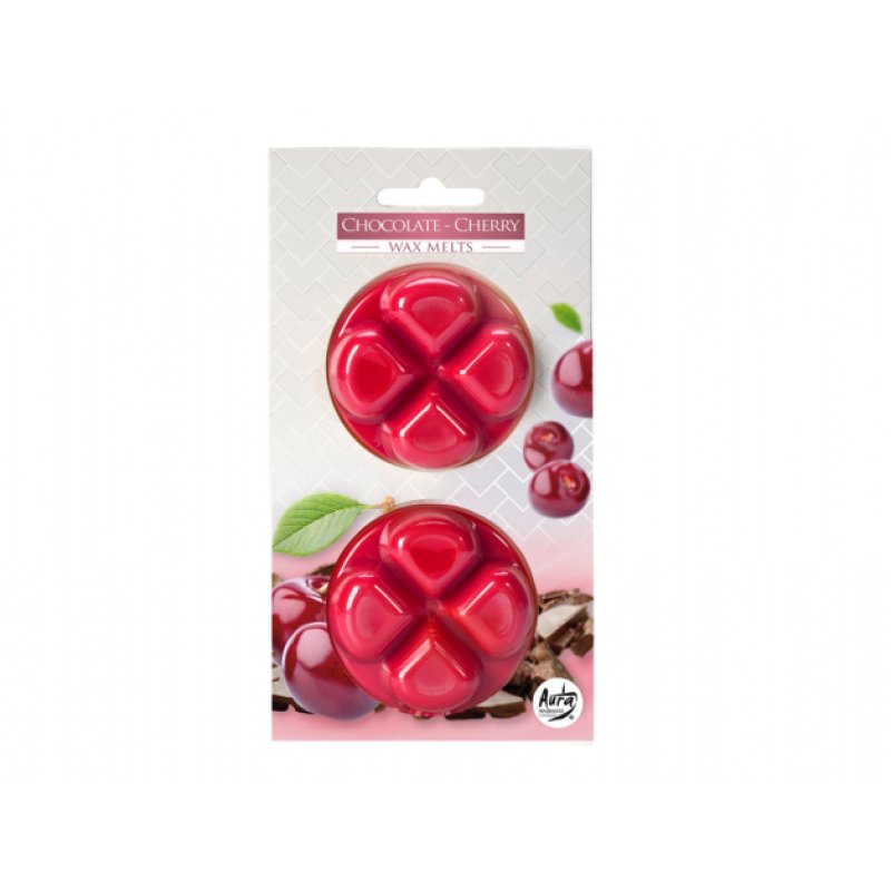Palmenwachs CHOCOLATE-CHERRY Schokolade Kirsche 2er Pack 38g