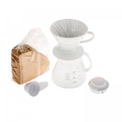 Hario V60-02 Set dripper in ceramica