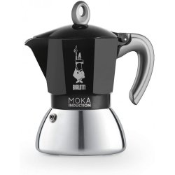 BIALETTI NEW MOKA INDUCTION 2 KOPJES ZWART