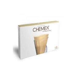 NATURAL CHEMEX PAPER FILTERS 1-3 CUPS OF COFFEE (100PCS)