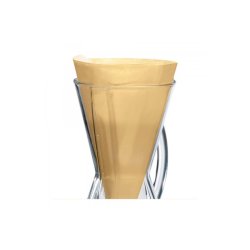 PAPIEROVÉ FILTRE PRÍRODNÉ CHEMEX 1-3 ŠÁLKY KÁVY (100KS)