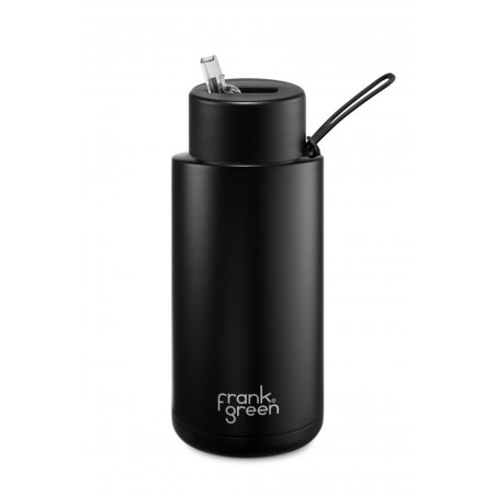 Frank Green Coperchio in Ceramica Nero con Cannuccia 1000 ml