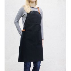 Barista-Schürze schwarz