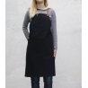 Delantal de barista negro