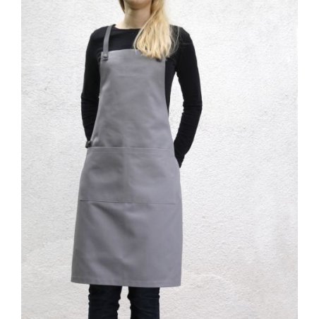 Barista-Schürze grau