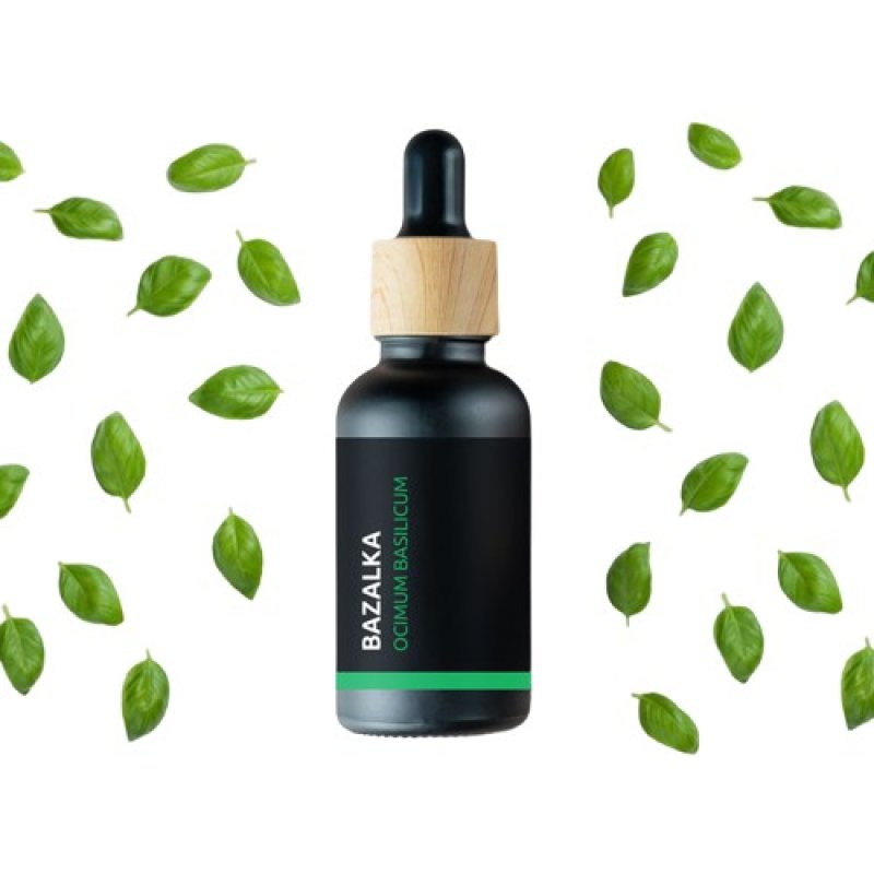 BIO Basilika - 100% naturlig eterisk olja (10ml) - Pěstík