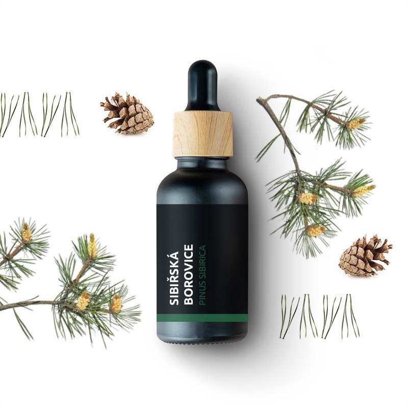 BIO Pino siberiano - Aceite 100% natural (10ml) - Pěstík