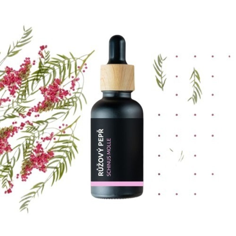 BIO Pimienta Rosa - Aceite esencial 100% natural (10ml) - Pěstík