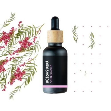 BIOLOGICO Pepe Rosa - Olio essenziale 100% naturale (10ml) - Pěstík