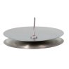 Sfeșnic de masă neted argintiu d5/4cm