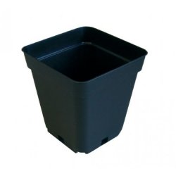 TEKU weiches vierkantiges Pflanzgefäß 15x15x20cm, 3,5 l