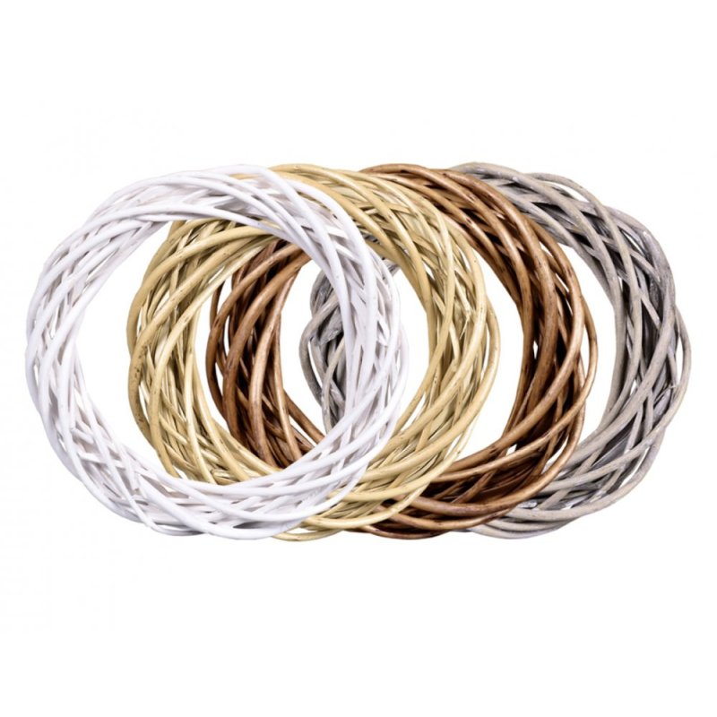 Ring aus gespaltenen Weidenruten d25 cm 5,5 cm