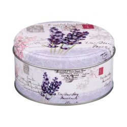 Boîte LAVANDE BIG métallique d10x5cm