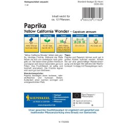 Kiepenkerl Papryka Żółta California Wonder