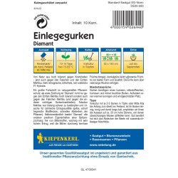 Kiepenkerl Огірок для маринування Diamant