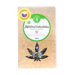 Zelená Země Vollmilchschokolade mit Hanfsamen 100g