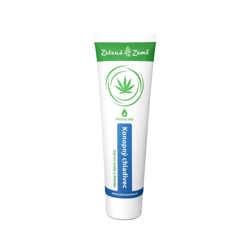 Zelená Země Menthocann hűsítő kenderkenőcs 100 ml