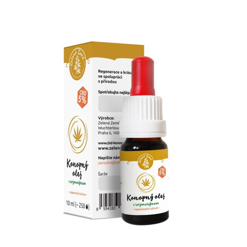 CBD hampaolja med rosmarin regenererande serum