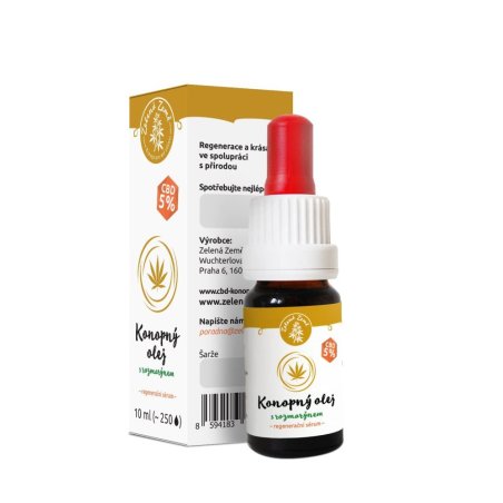 Aceite de cáñamo CBD con romero, sérum regenerador