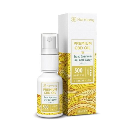 Harmony CBD Öl im Spray 500 mg, 15 ml, Zitrus
