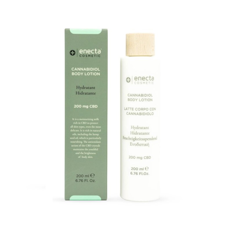 Enecta Mleko do ciała CBD 200 mg, 200 ml