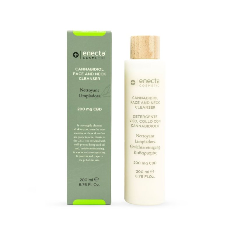 Enecta Ansikte- och nackrengöring CBD 200 mg, 200 ml