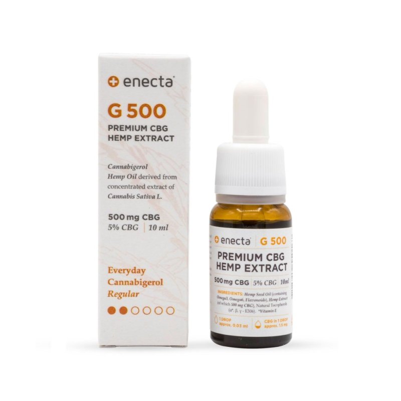 Aceite de CBG Enecta 5%, 500 mg, 10 ml