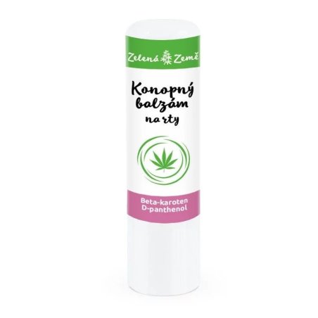 Bálsamo de cáñamo para labios 4,8 ml, Zelená Země