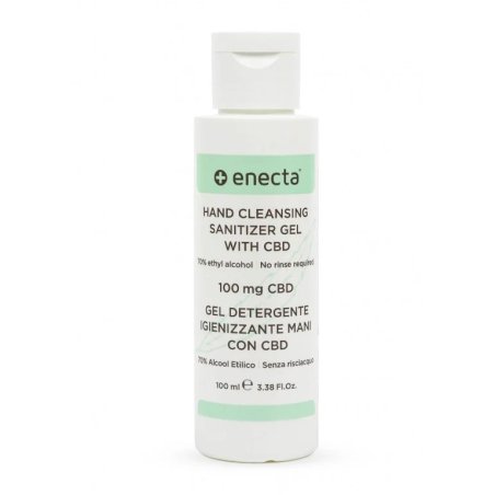 Desinfecterende handgel zonder spoelen met 70% alcohol, 100 mg CBD, Enecta
