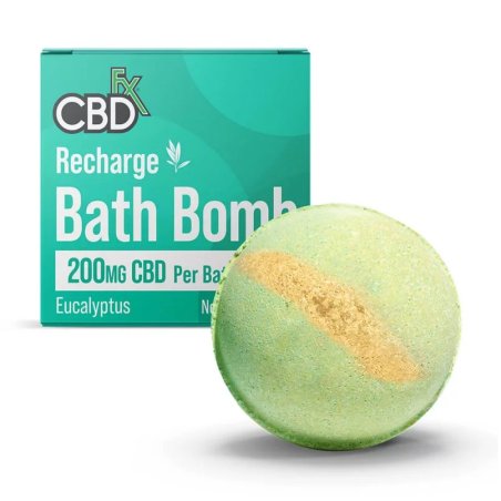 CBDfx Recharge Badebombe 200 mg CBD