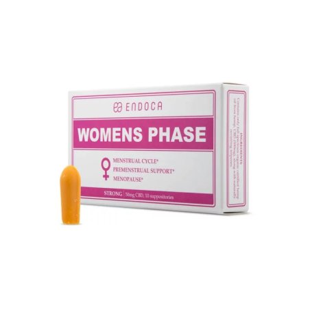 Endoca CBD-suppositoria ter ondersteuning van de menstruatiecyclus 500 mg, 10 stuks