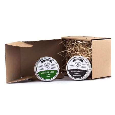 Konopný Táta - Geschenkset 2 x 80 ml Salben