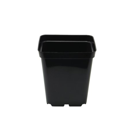 TEKU pot de fleurs carré 10x10x11cm - set de 100 pcs, 0,70L