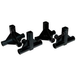 Conector de plástico para HOMEBOX con cuatro salidas, paquete de 4 uds.