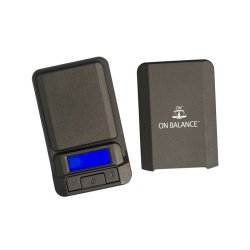 Báscula On Balance Lite Miniscale, 100g/0,01g, negra
