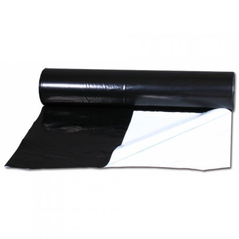 Schwarz-Weiße Folie, Rolle 2 x 25m