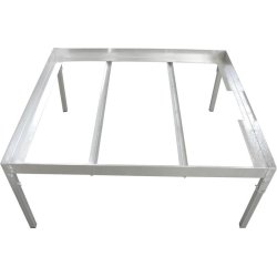 Mesa acero resistente para sistema Ebb&Flow 100x110x45cm