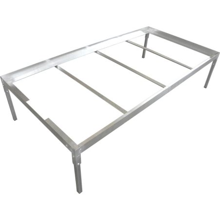 Fast stålbord för EBB&FLOW flödesbord 100x200 cm