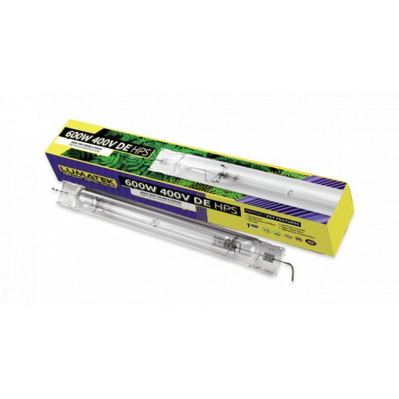 Bombilla Lumatek 600W 400V DE Dual Spectrum HPS