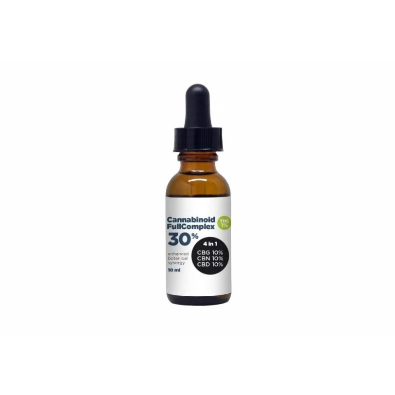 Fair CBD oil (10% CBD 10% CBN 10% CBG) with 1% THC volume 10ml