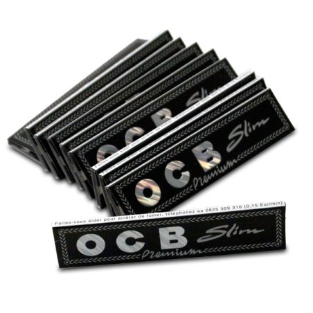 Papieriky OCB Black SLIM, 32 ks v balení