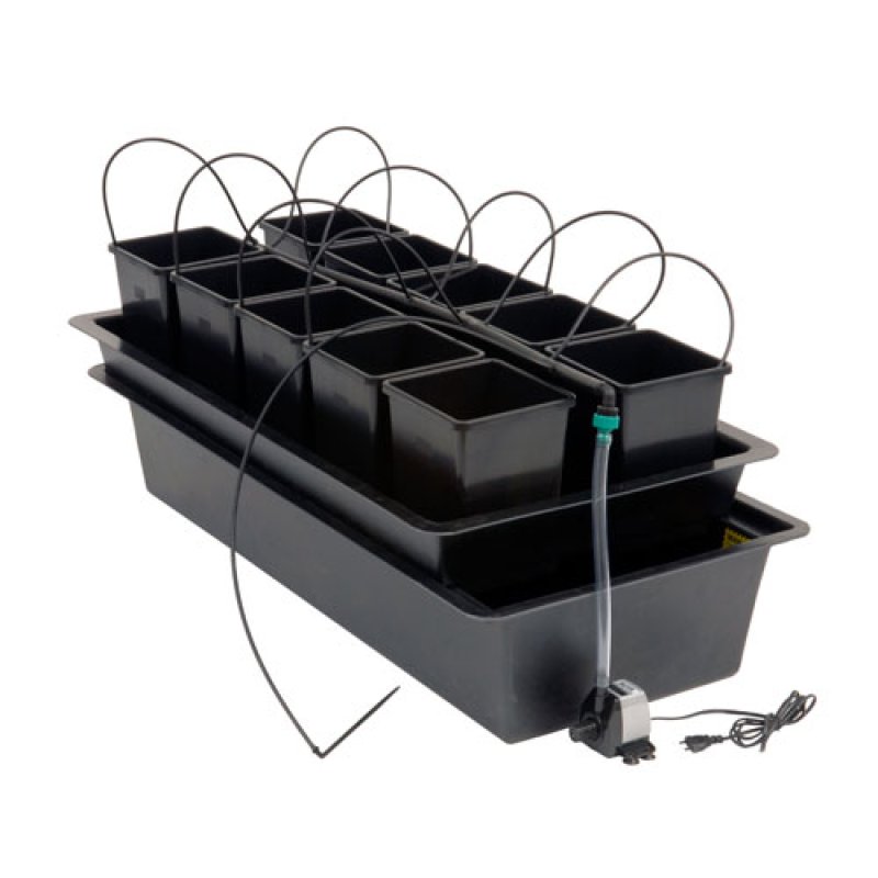 Wilma 8 grow system 8*11L (1190*590*210mm), incl. pots