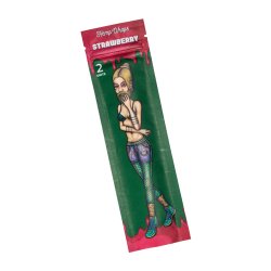 Lion Rolling Circus Hemp Wrap – Erdbeere, 2 Stück | Box mit 25 Stück