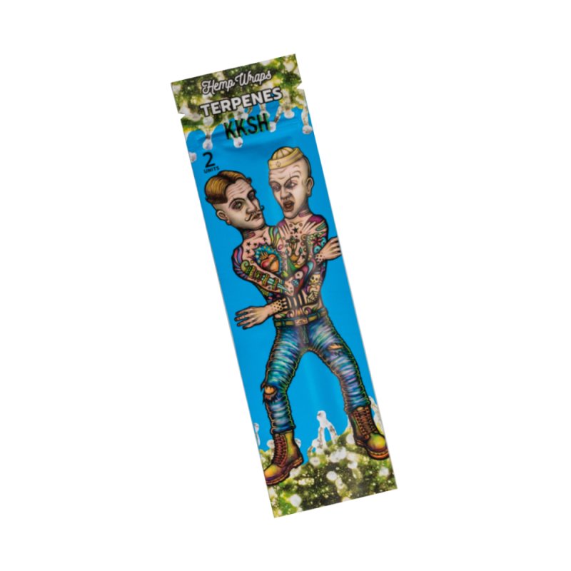 Lion Rolling Circus Hemp Terpene Wrap – KKSH, 2 pcs | boîte de 25 pcs