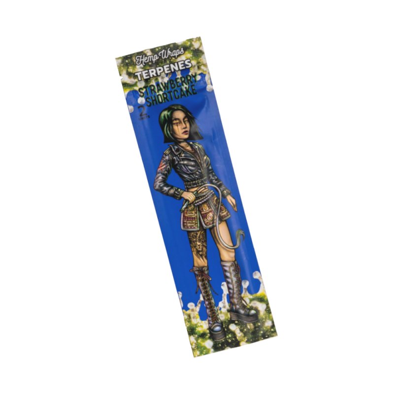 Lion Rolling Circus Hemp Terpene Wrap – Strawberry Shortcake, 2 uds. | caja de 25 uds.