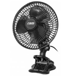 Fläkt med klämma RAM 20W oscillerande, diameter 18 cm