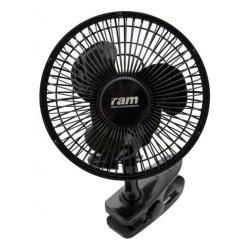 Ventilateur à pince RAM 15W, 2 vitesses, diamètre 15cm