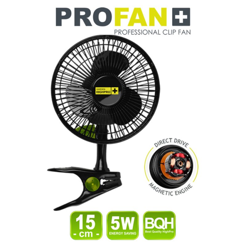 Garden HighPro - Ventilateur clip PROFAN 5W, diamètre 15cm